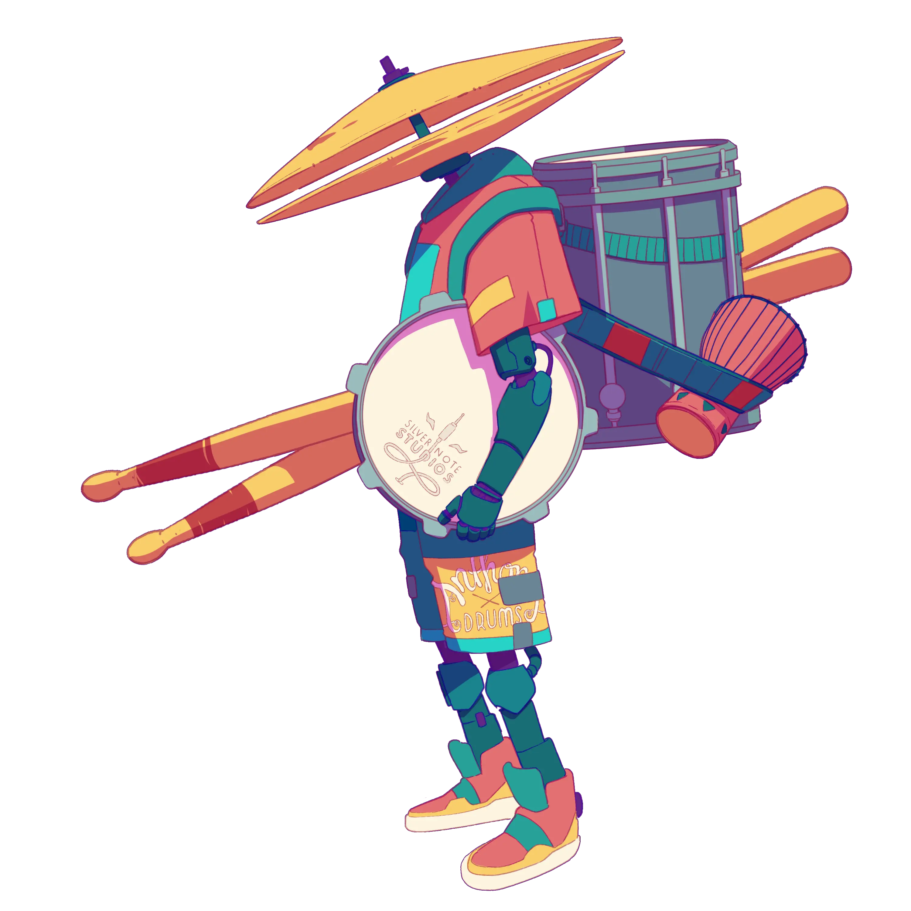 Hihead Drum School logo